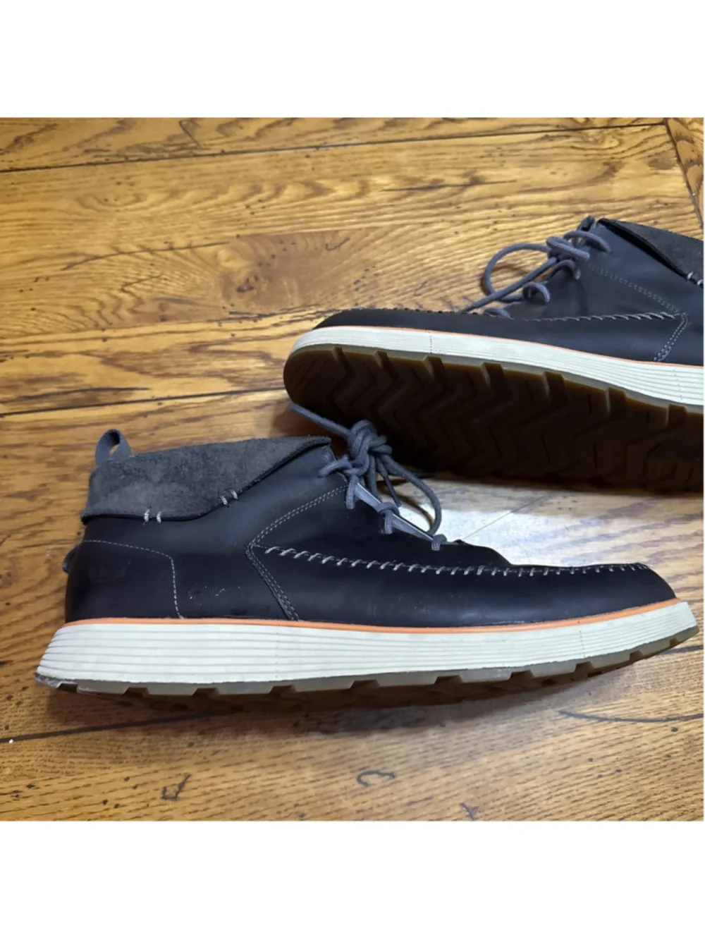 Chaco Dixon Mid Leather Chukka Boots Denim Blue Mens 11.5